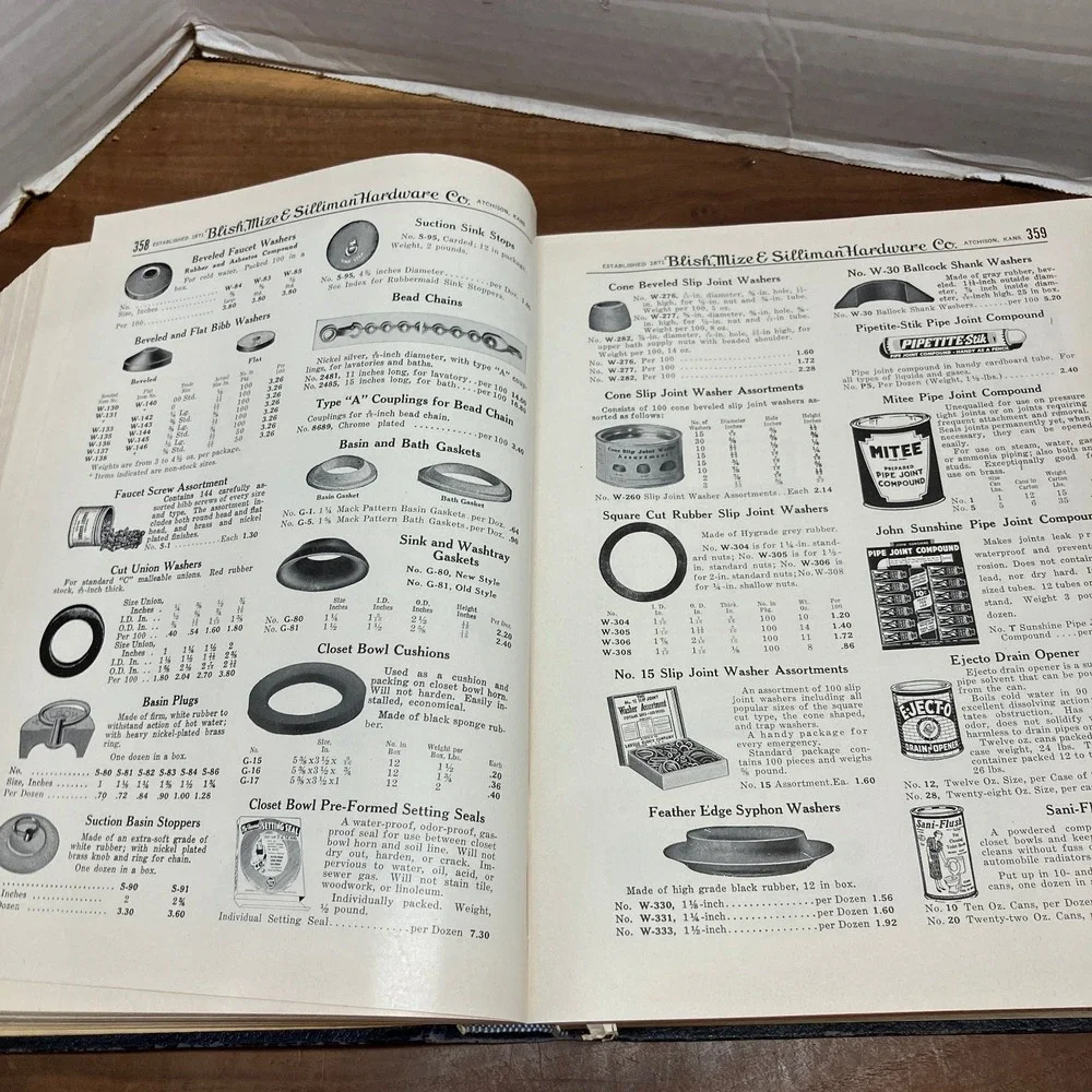 Blish, Mize & Silliman Hardware Catalog No 50 1950 Atchison Kansas Vintage